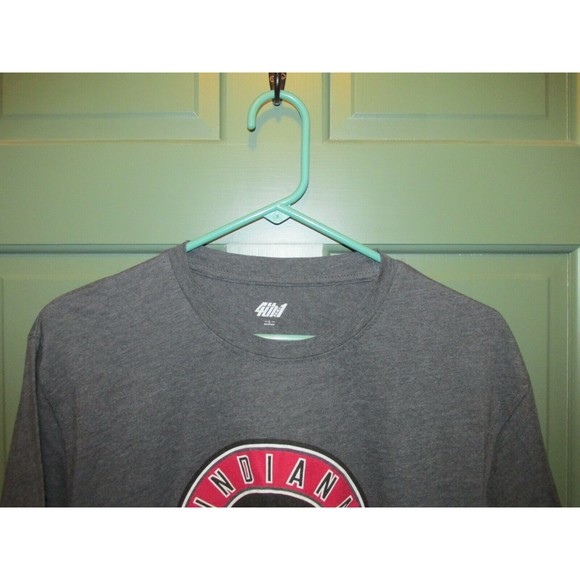 4th And 1 Indiana Hoosiers Gray Crew Neck Short Sleeve T-Shirt Size L - Picture 3 of 7